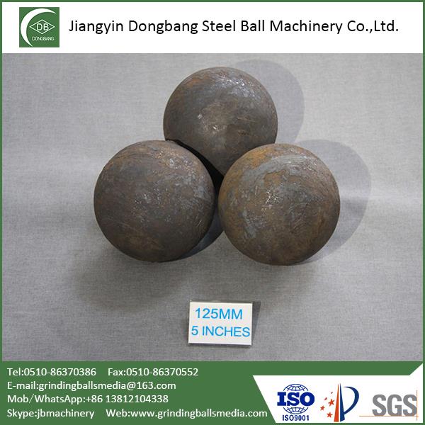 125mm Steel Ball For SAG Ball Mill