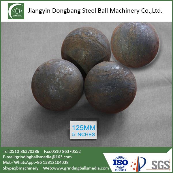 60mm Media Ball For Silver Ore Mine Mineral Processing